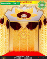 Ganpati Mandap Makhar - Design No. (GM - 115) - New Designs