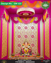 Ganpati Mandap Makhar - Design No. (GM - 123) - New Designs