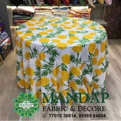 Digitally Printed Table Cover Premium 2 Way Stretch Fabric Design No. (TC - 012)