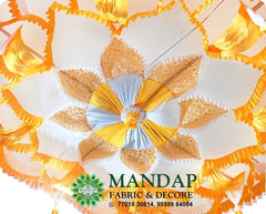 Ceiling Mandap Top Fabric 15ft * 15 Ft - Design No. (CMT - 012) - Customization Available