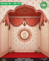 Ganpati Mandap Makhar - Design No. (GM - 130) - New Designs