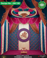 Ganpati Mandap Makhar - Design No. (GM - 138) - New Designs