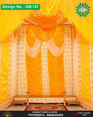 Ganpati Mandap Makhar - Design No. (GM - 141) - New Designs With Frame