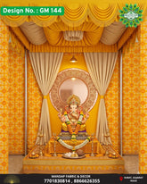 Ganpati Mandap Makhar - Design No. (GM - 144) - New Designs With Frame