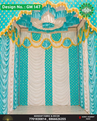 Ganpati Mandap Makhar - Design No. (GM - 147) - New Designs With Frame