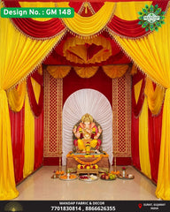 Ganpati Makhar Cloth - Design No. (GM - 148) - New Designs Customization Available