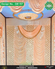 Ganpati Mandap Makhar - Design No. (GM - 157) - New Designs With Frame