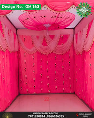 Ganpati Mandap Makhar - Design No. (GM - 163) - New Designs With Frame