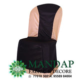 Chair Cover Dual Color Design (CC- 025) - Premium Chandni Fabric