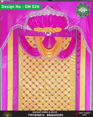 Ganpati Makhar Cloth - Design No. (GM - 026) - New Designs Customization Available
