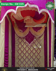 Ganpati Makhar Cloth - Design No. (GM - 035) - New Designs Customization Available