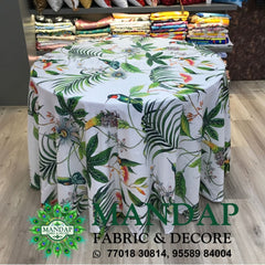 Digitally Printed Table Cover Premium 2 Way Stretch Fabric Design No. (TC - 069)