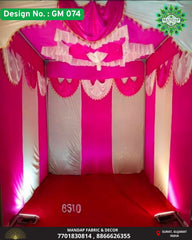 Ganpati Mandap Makhar - Design No. (GM - 74) - New Designs With Frame