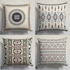 Cushion Cover Design (CUSC- 027) Premium Fabric 250 GSM Set Of 4 Pieces