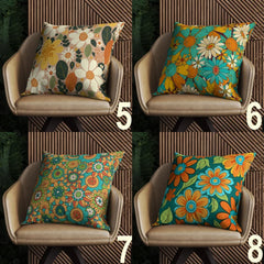 Cushion Cover Design (CUSC- 046) Premium Fabric 250 GSM Set Of 4 Pieces