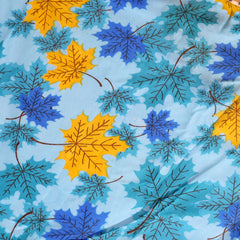 Roto Printed Fabrics Blue & Yellow