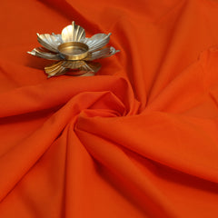 American Crape and Roto Plain Fabrics Orange