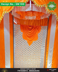 Ganpati Mandap Makhar - Design No. (GM - 100) - New Designs With Frame