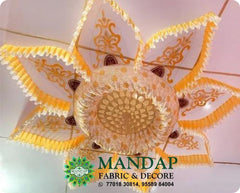 Ceiling Mandap Top Fabric 15ft * 15 Ft - Design No. (CMT - 010) - Customization Available