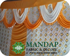 Mandap Sidewall Parda Fabric Design No.- (MSW -011) Made Of Bright Lycra - Customization Available (Copy)