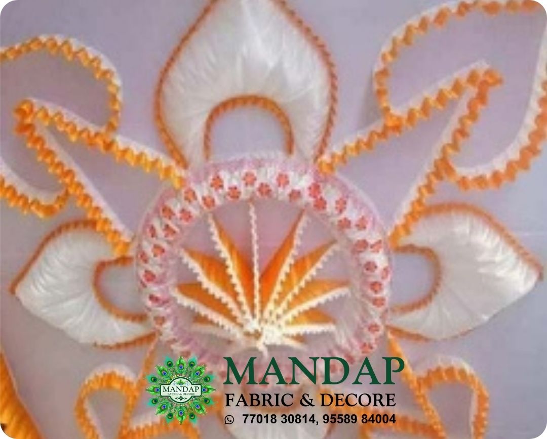 Ceiling Mandap Top Fabric 15ft * 15 Ft - Design No. (CMT - 011) - Customization Available