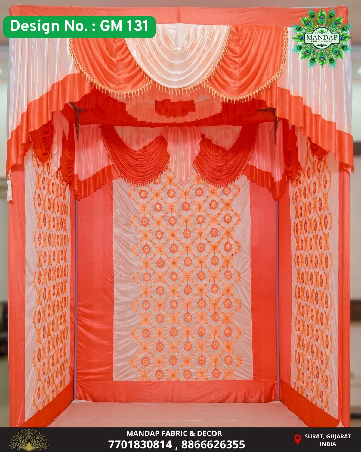 Ganpati Makhar Cloth - Design No. (GM - 131) - New Designs Customization Available