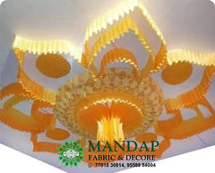 Ceiling Mandap Top Fabric 15ft * 15 Ft - Design No. (CMT - 013) - Customization Available