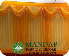 Mandap Sidewall Parda Fabric Design No.- (MSW -014) Made Of Bright Lycra - Customization Available