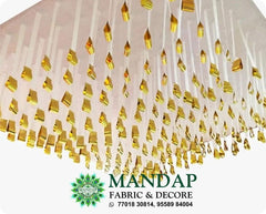 Ceiling Mandap Top Fabric 15ft * 15 Ft - Design No. (CMT - 014) - Customization Available