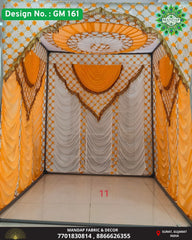 Ganpati Makhar Cloth - Design No. (GM - 161) - New Designs Customization Available