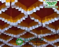 Ceiling Mandap Top Fabric 15ft * 15 Ft - Design No. (CMT - 019) - Customization Available