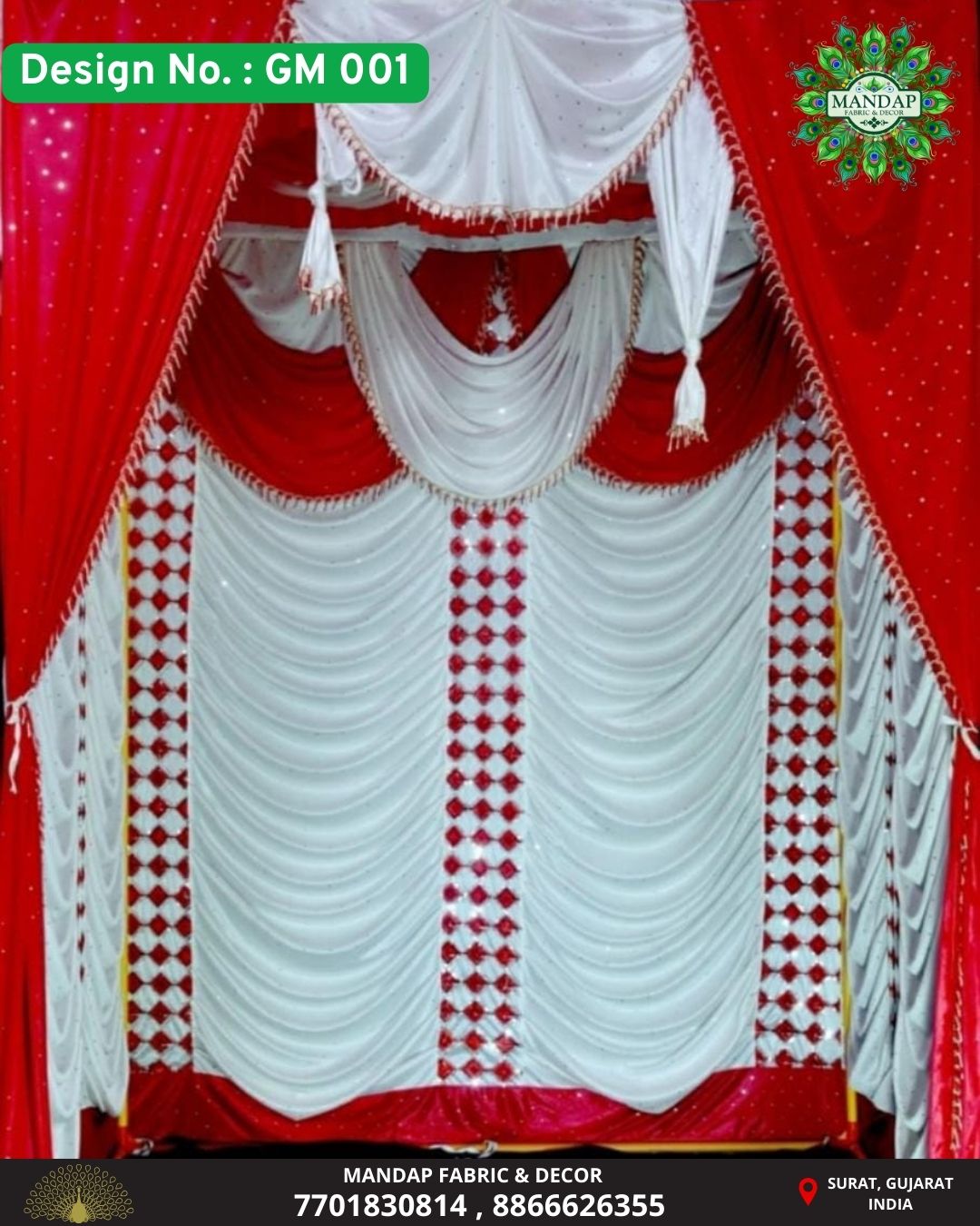 Ganpati Makhar Cloth - Design No. (GM - 001) - New Designs Customization Availave