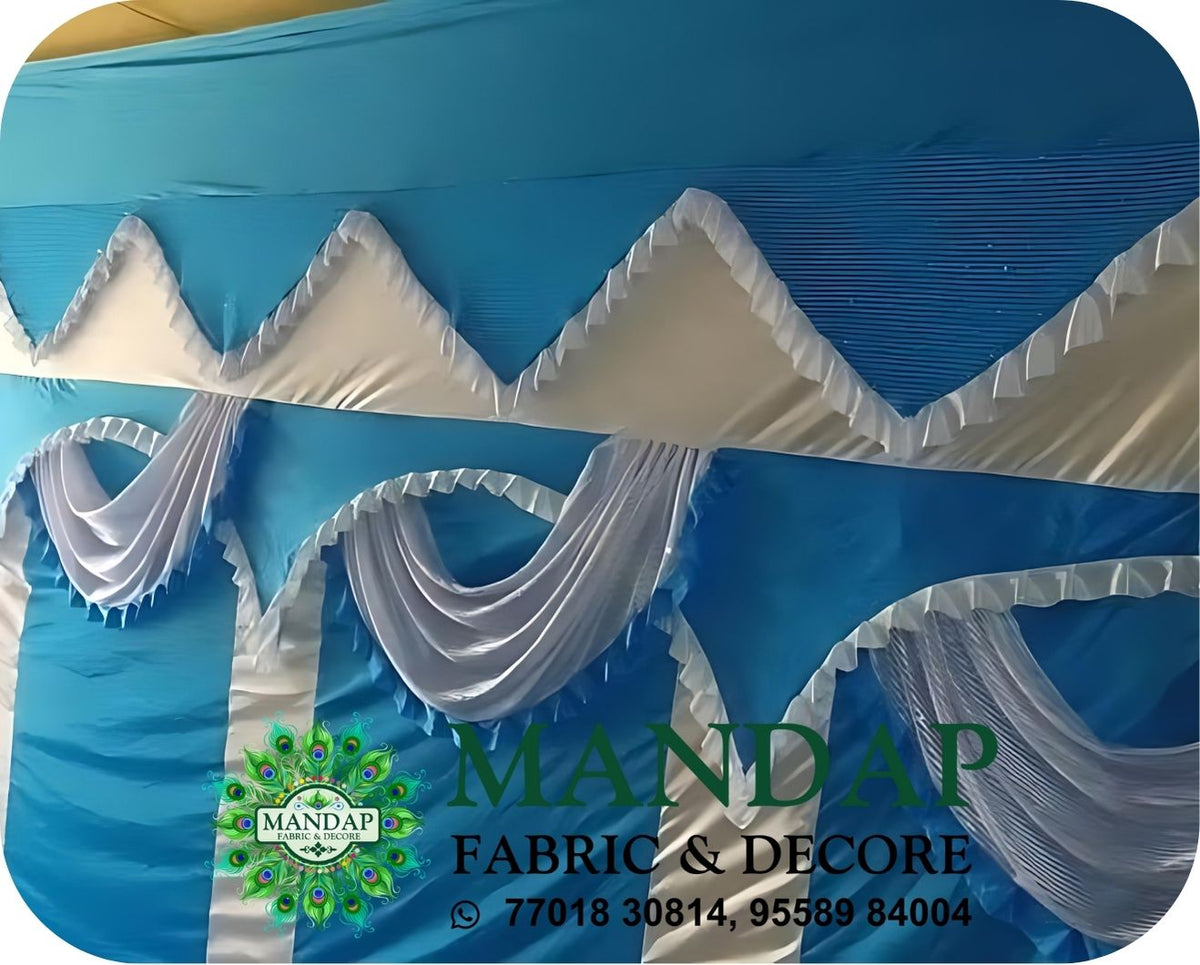 Mandap Sidewall Parda Fabric Design No.- (MSW -020) Made Of Bright Lycra - Customization Available