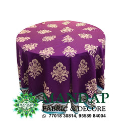 Digitally Printed Table Cover Premium 2 Way Stretch Fabric Design No. (TC - 020)