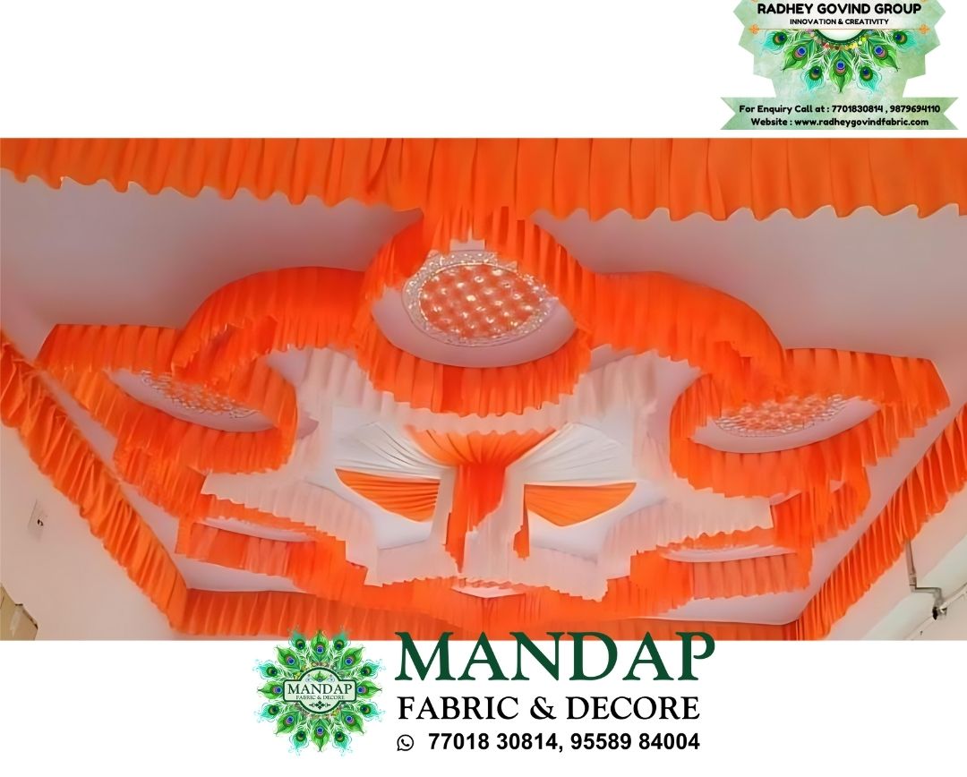 Mandap Top Design Ceiling Mandap Top Fabric 15ft * 15 Ft - Design No. (CMT - 021) - Cust ...