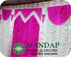 Mandap Sidewall Parda Fabric Design No.- (MSW -021) Made Of Bright Lycra - Customization Available