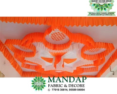 Ceiling Mandap Top Fabric 15ft * 15 Ft - Design No. (CMT - 021) - Customization Available