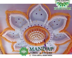 Ceiling Mandap Top Fabric 15ft * 15 Ft - Design No. (CMT - 022) - Customization Available