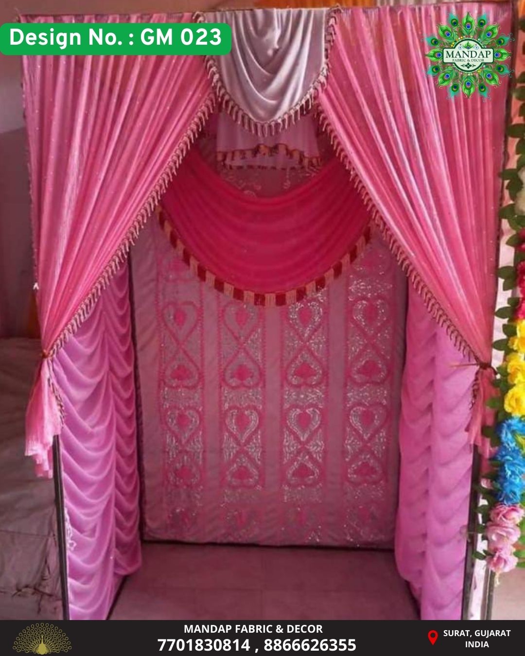 Ganpati Makhar Cloth - Design No. (GM - 023) - New Designs Customization Available