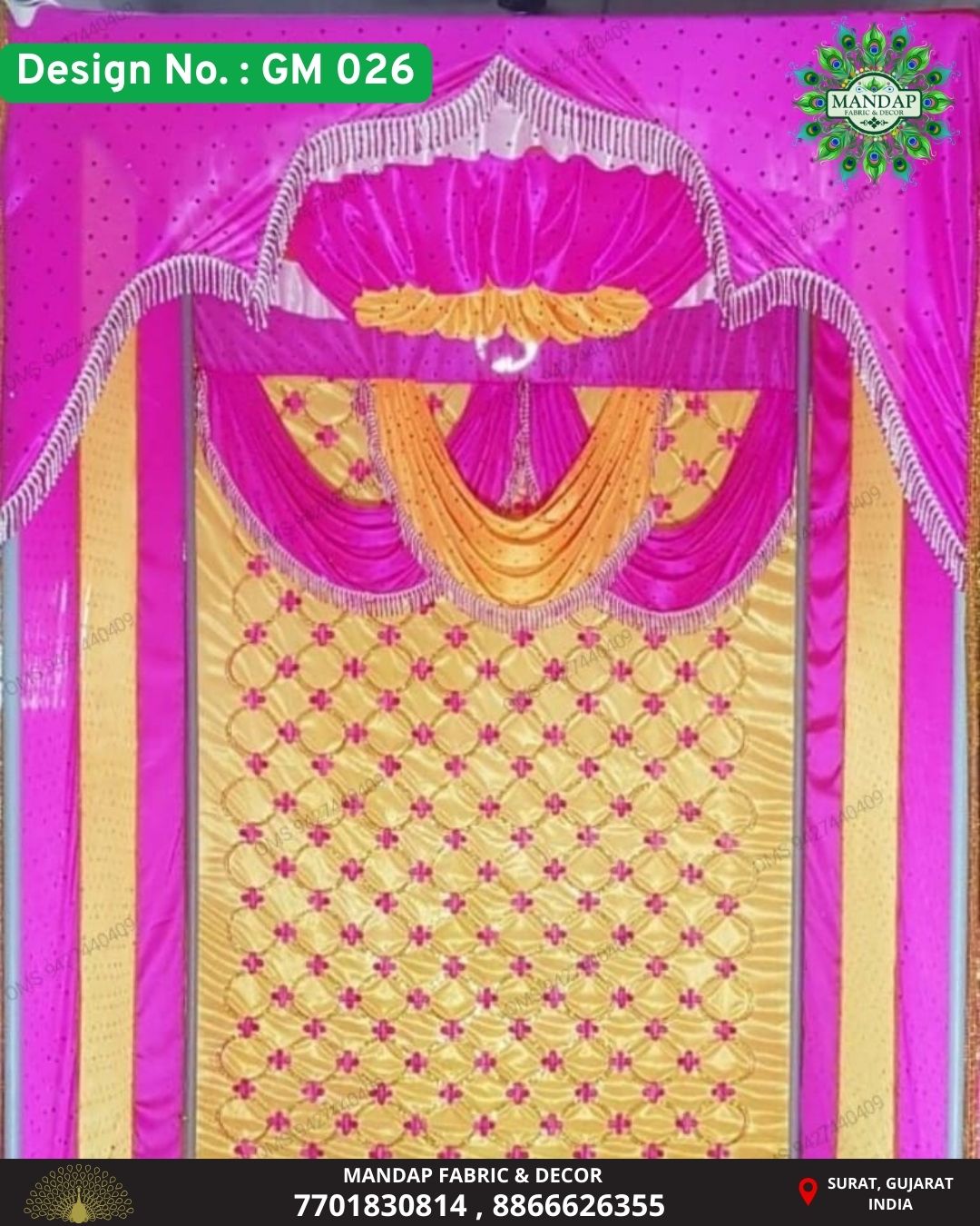 Ganpati Makhar Cloth - Design No. (GM - 026) - New Designs Customization Available