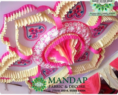 Ceiling Mandap Top Fabric 15ft * 15 Ft - Design No. (CMT - 026) - Customization Available