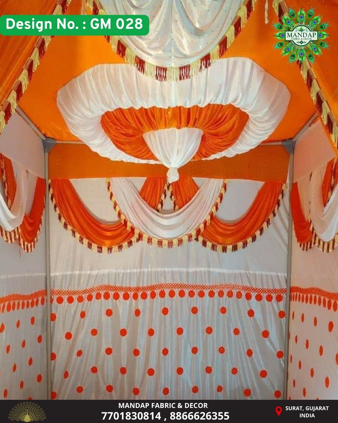 Ganpati Makhar Cloth - Design No. (GM - 028) - New Designs Customization Available
