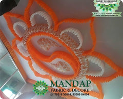 Ceiling Mandap Top Fabric 15ft * 15 Ft - Design No. (CMT - 028) - Customization Available