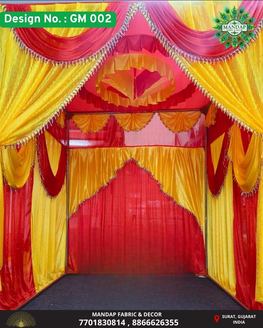 Ganpati Makhar Cloth - Design No. (GM - 002) - New Designs Customization Availave