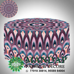 Digitally Printed Table Cover Premium 2 Way Stretch Fabric Design No. (TC - 031)