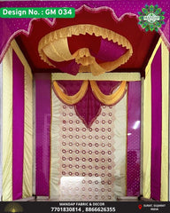 Ganpati Makhar Cloth - Design No. (GM - 034) - New Designs Customization Available