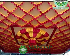 Ceiling Mandap Top Fabric 15ft * 15 Ft - Design No. (CMT - 036) - Customization Available