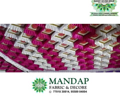 Ceiling Mandap Top Fabric 15ft * 15 Ft - Design No. (CMT - 038) - Customization Available