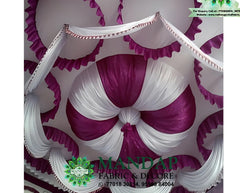 Ceiling Mandap Top Fabric 15ft * 15 Ft - Design No. (CMT - 039) - Customization Available