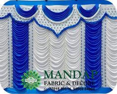 Mandap Sidewall Parda Fabric Design No.- (MSW -003) Made Of Bright Lycra - Customization Available